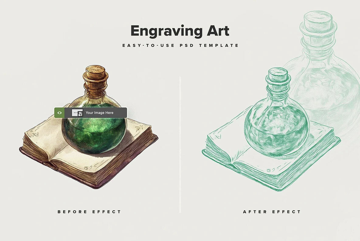 Engraving Art Photo Effect 2