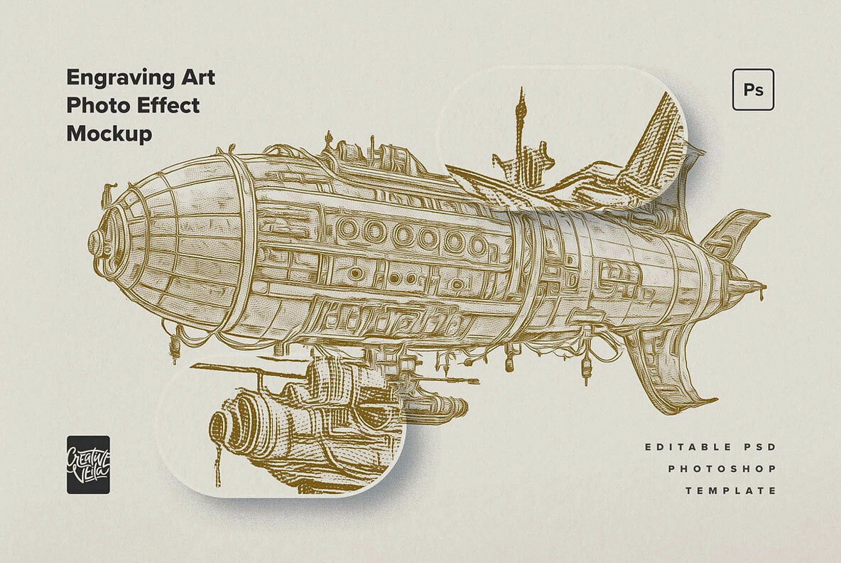 Engraving Art Photo Effect 3