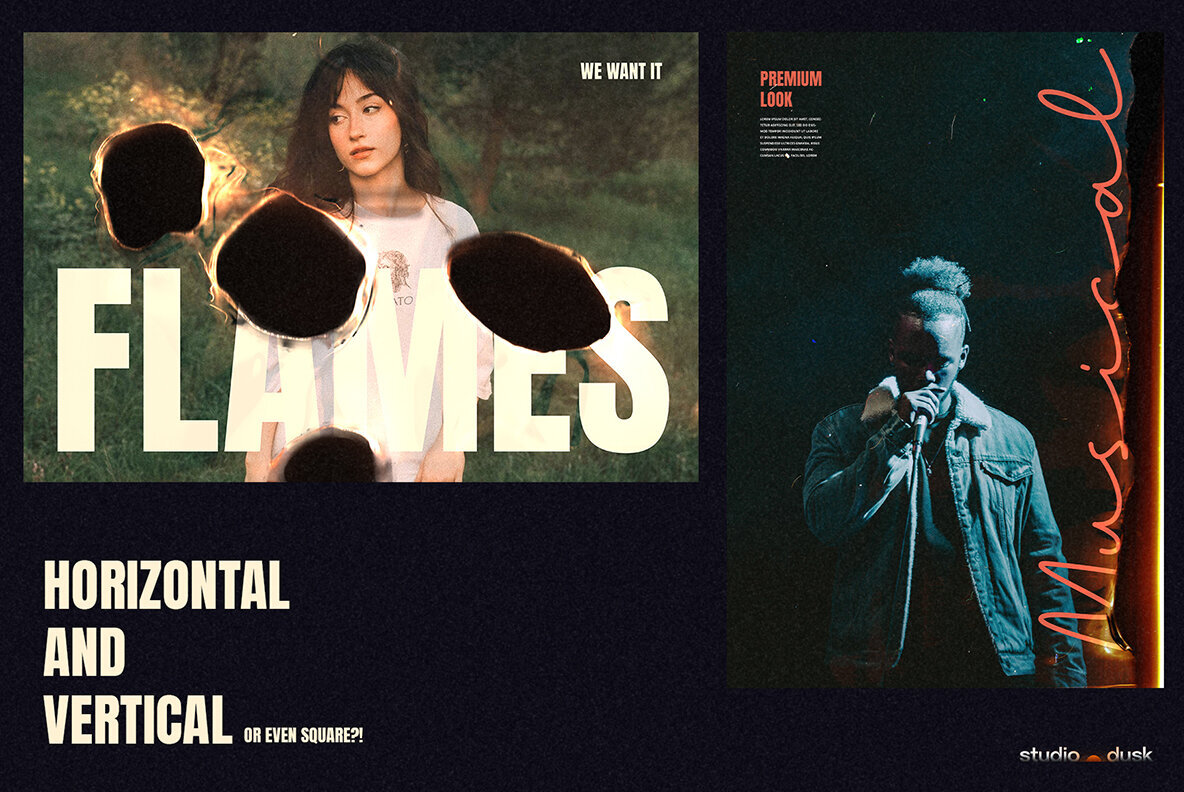 Burn Photo Effects 3