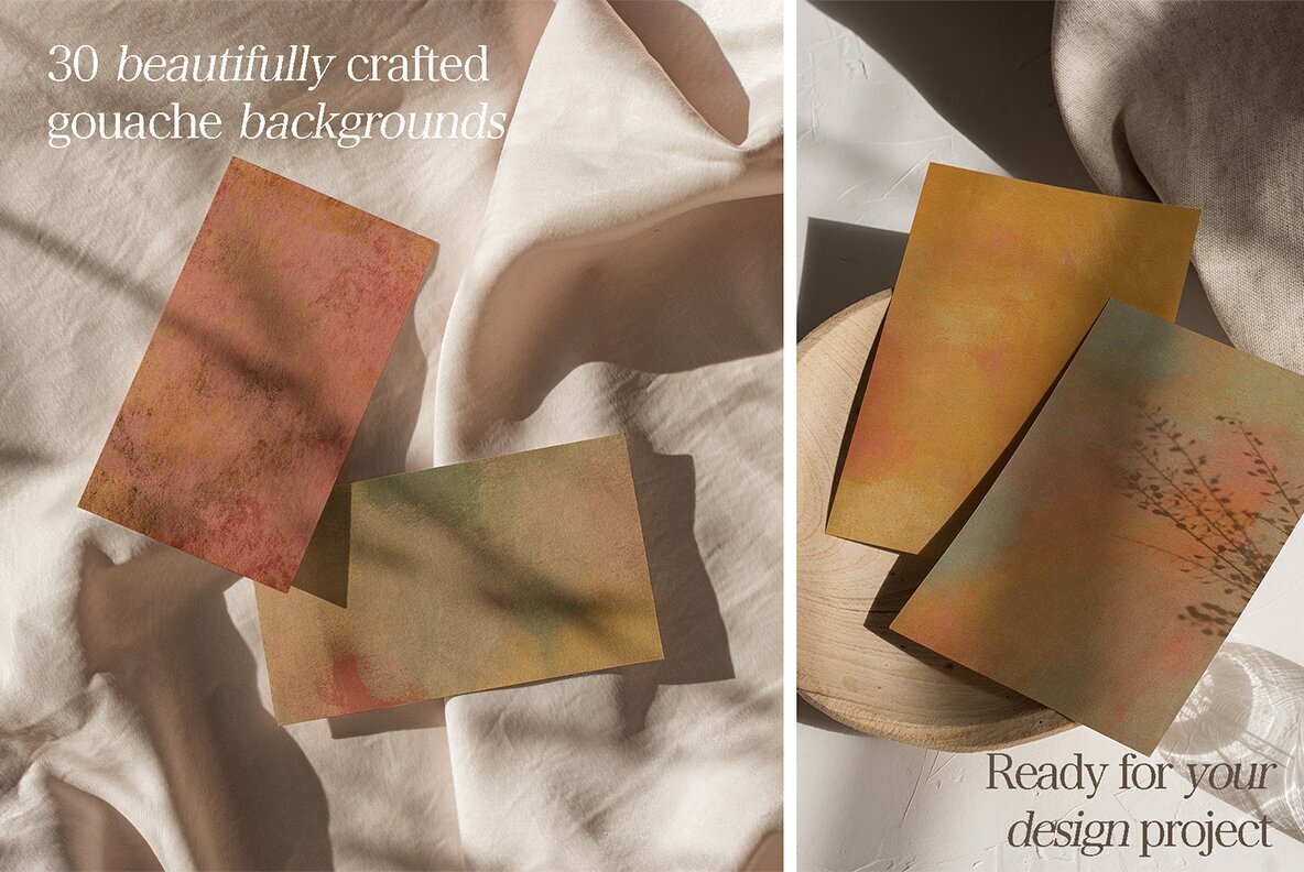 30 Abstract Gouache Backgrounds 10