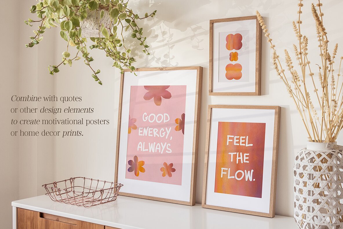 50 Abstract Gouache Backgrounds 5