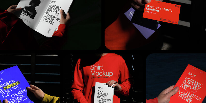 Branding Identity Mockups RAW Series 01