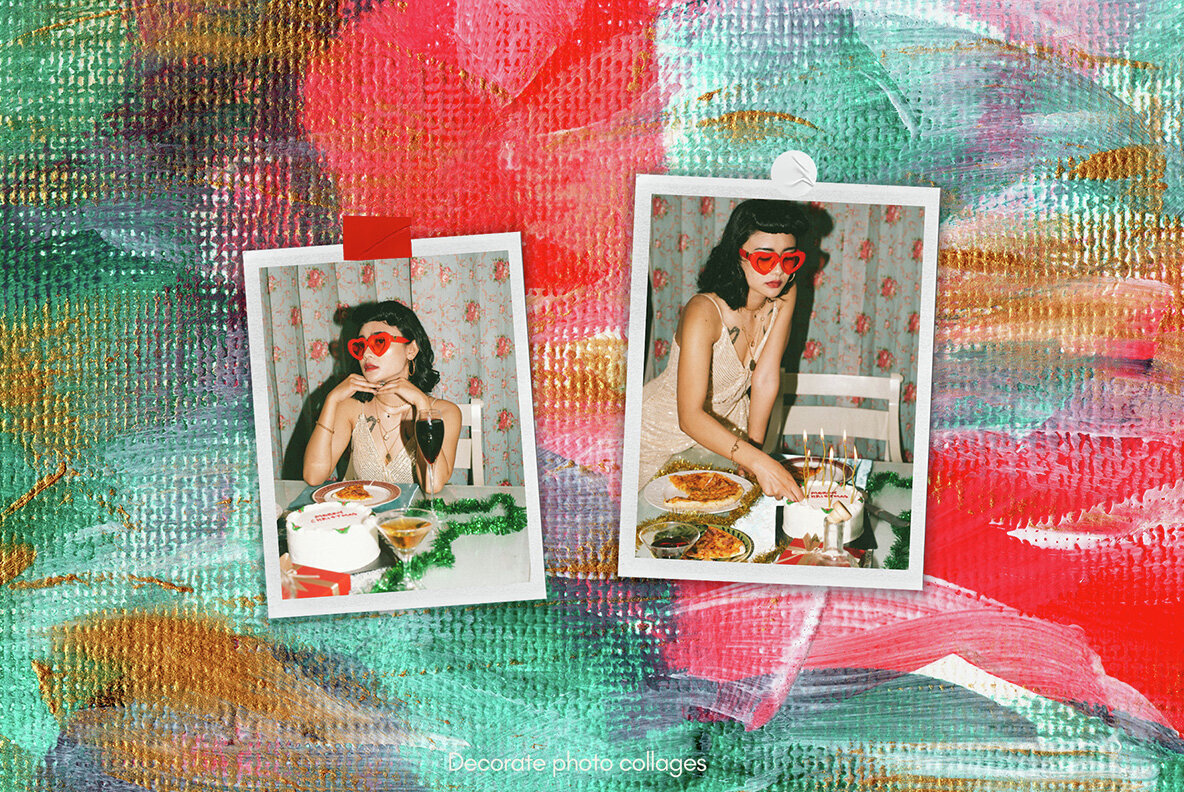 Festive Canvas Abstract Backgrounds 3