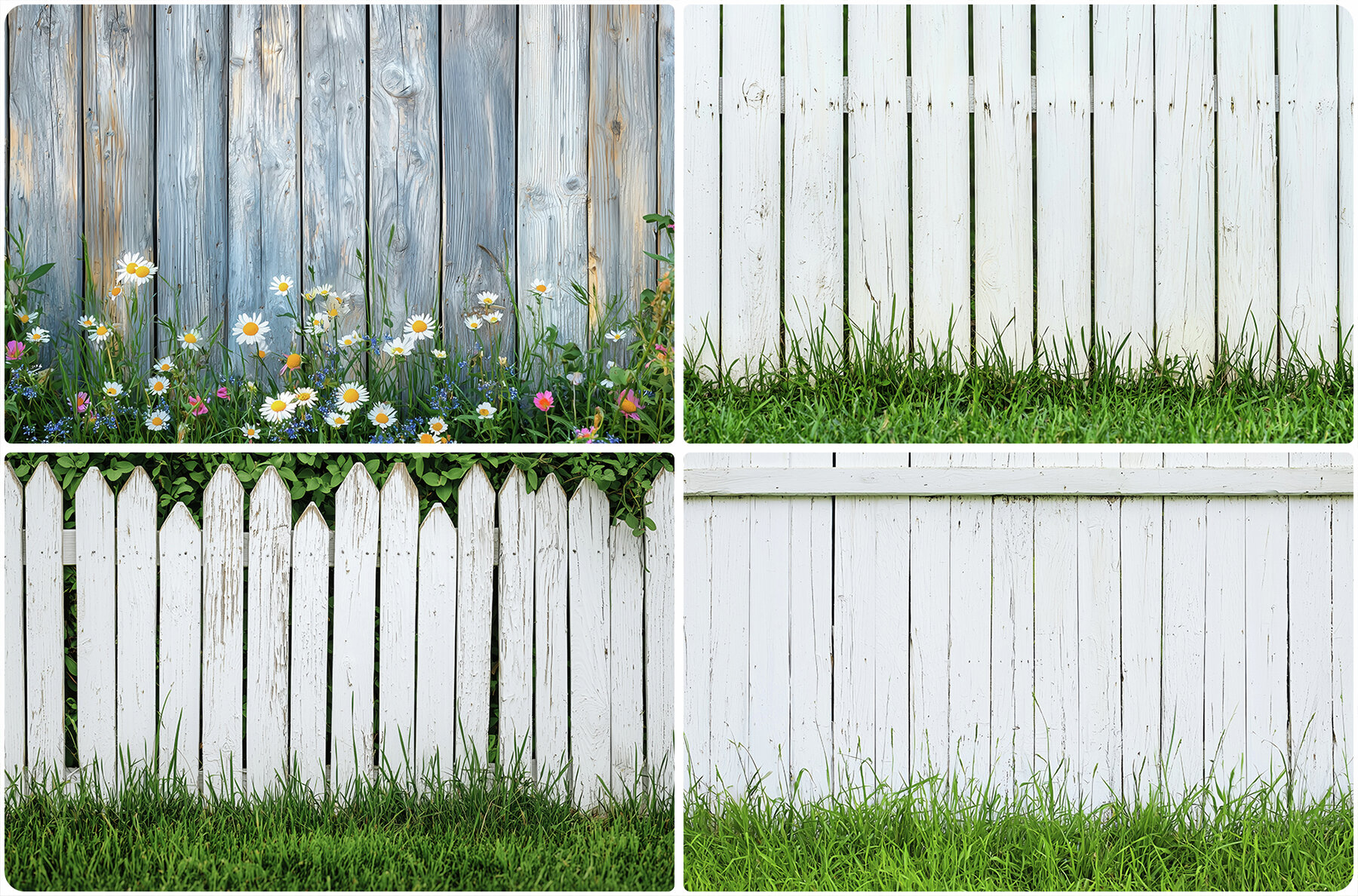 40 Wood Fence Texture Backgrounds 4