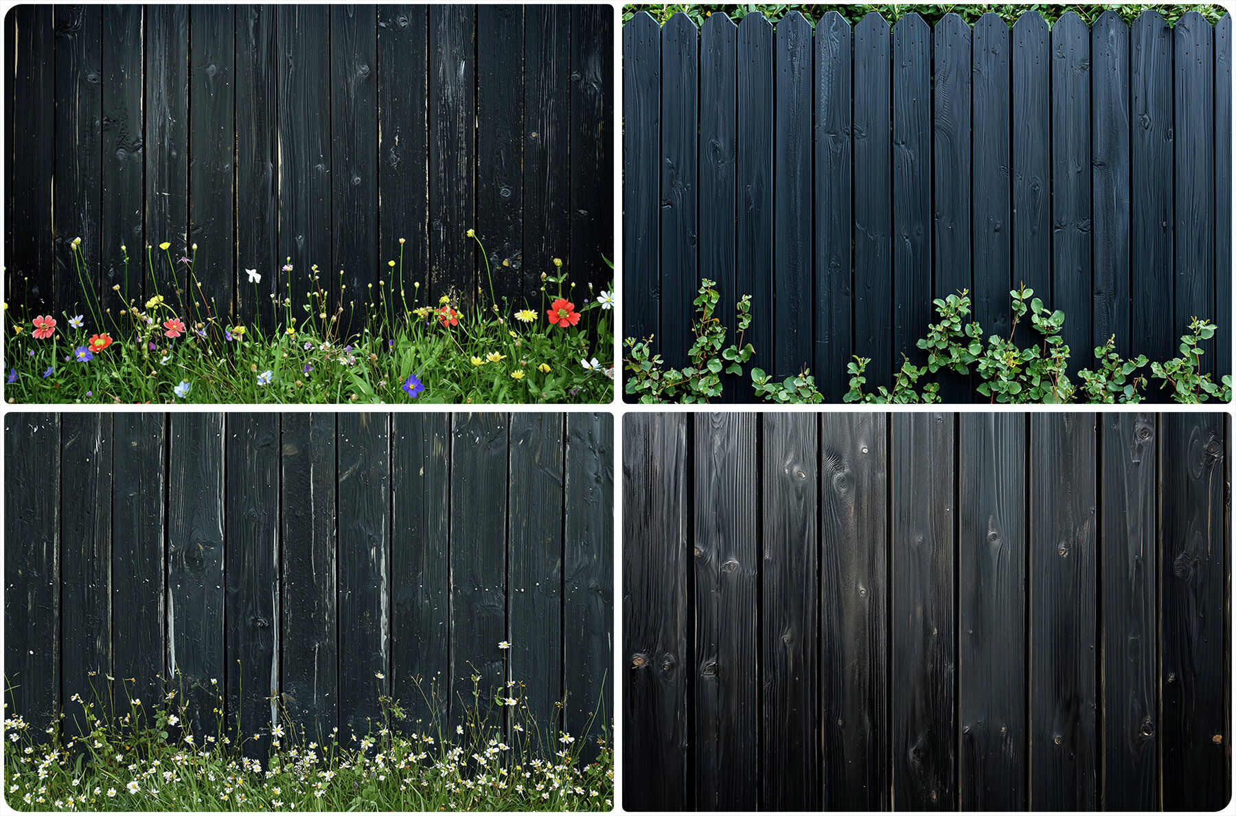 40 Wood Fence Texture Backgrounds 12