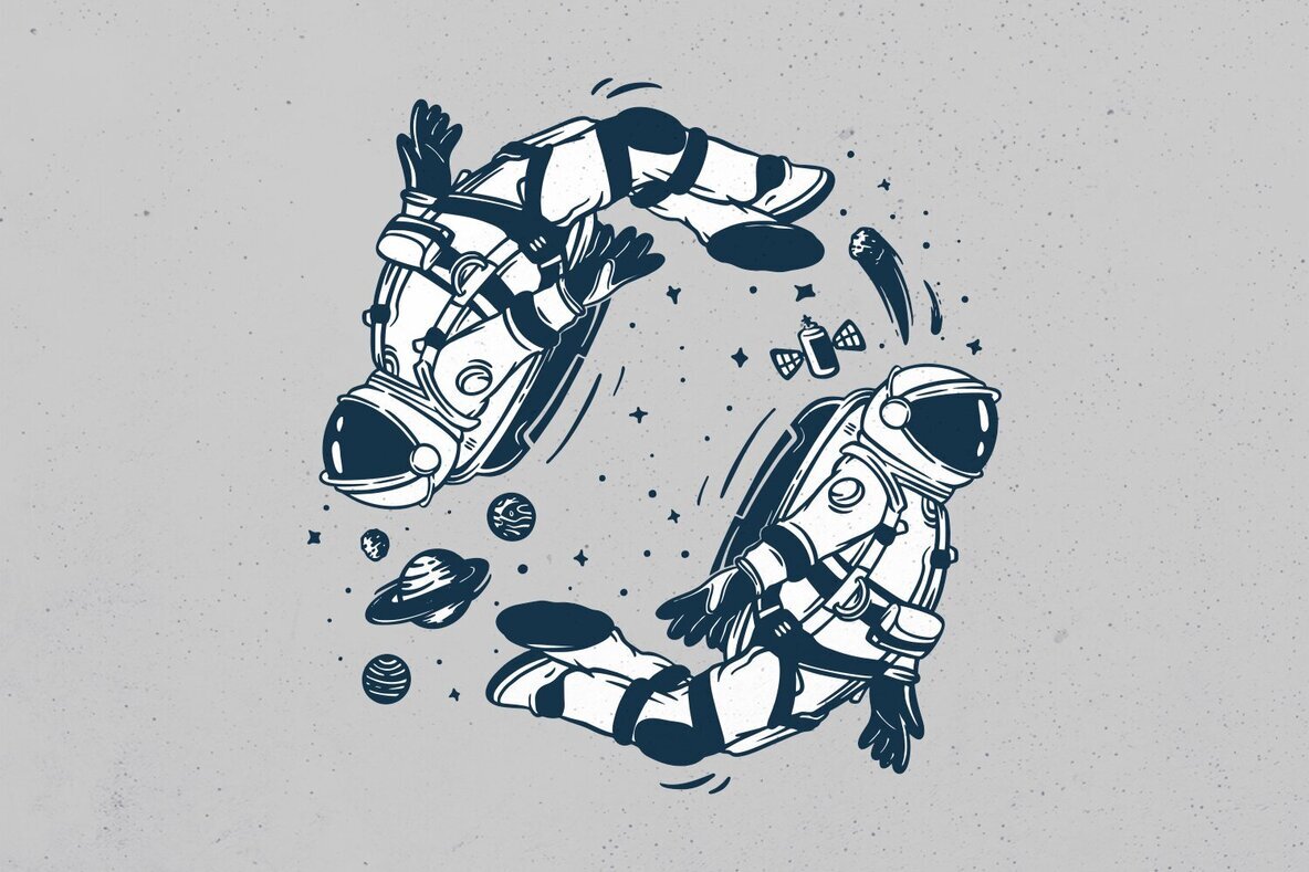 Yin Yang Astronaut 1