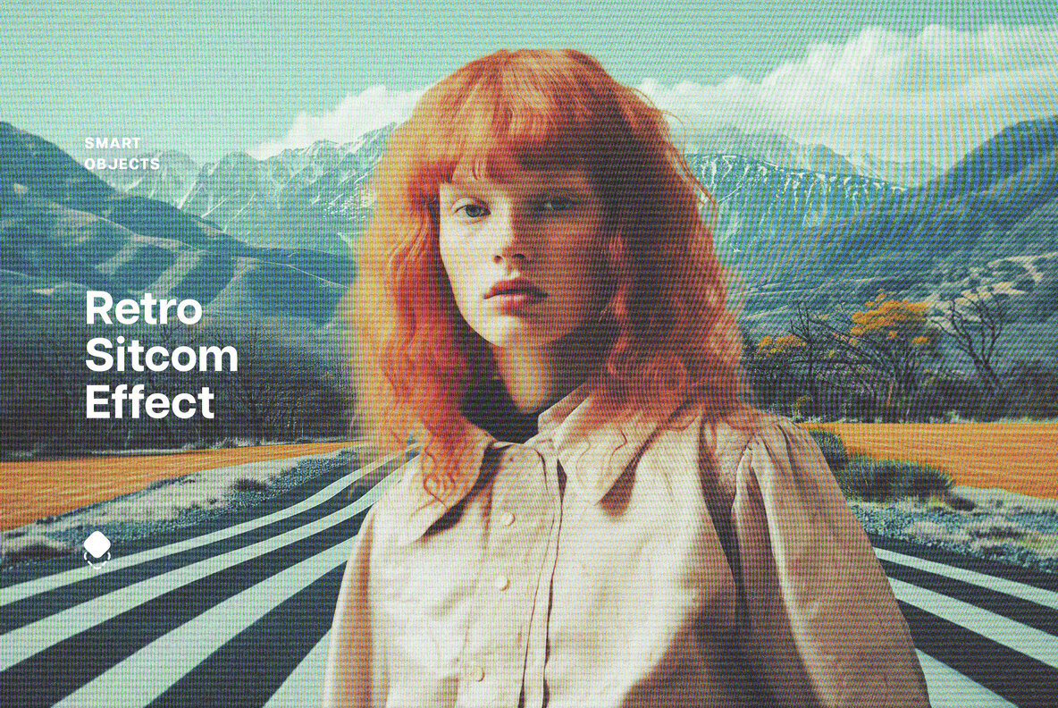 Retro Sitcom Photo Effect 1