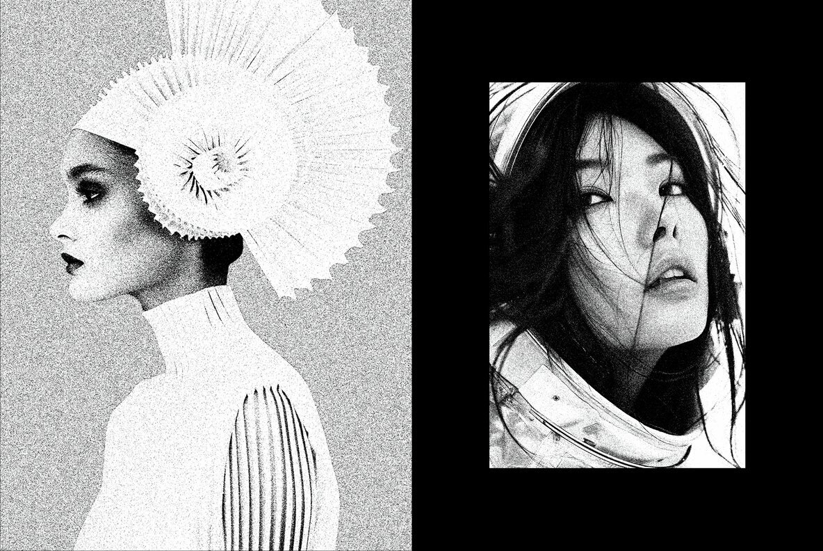 Grain Riso Photo Effect 2