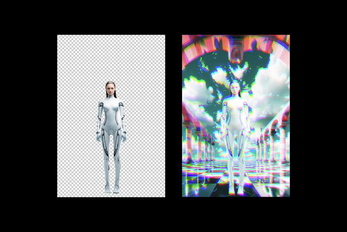 Psychedelic VHS Photo Effect 3