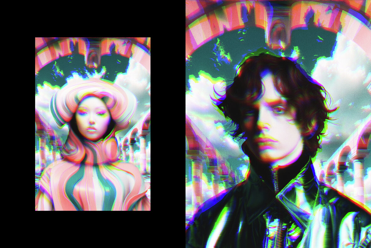 Psychedelic VHS Photo Effect 4