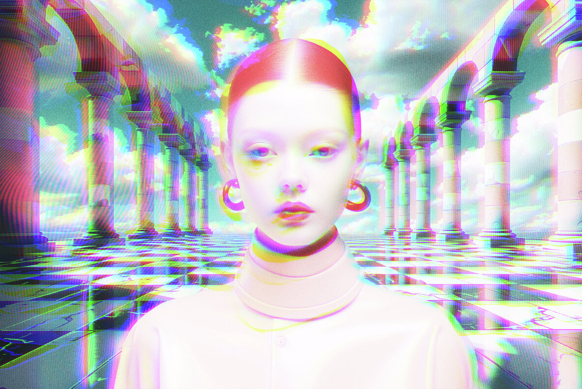 Psychedelic VHS Photo Effect 7