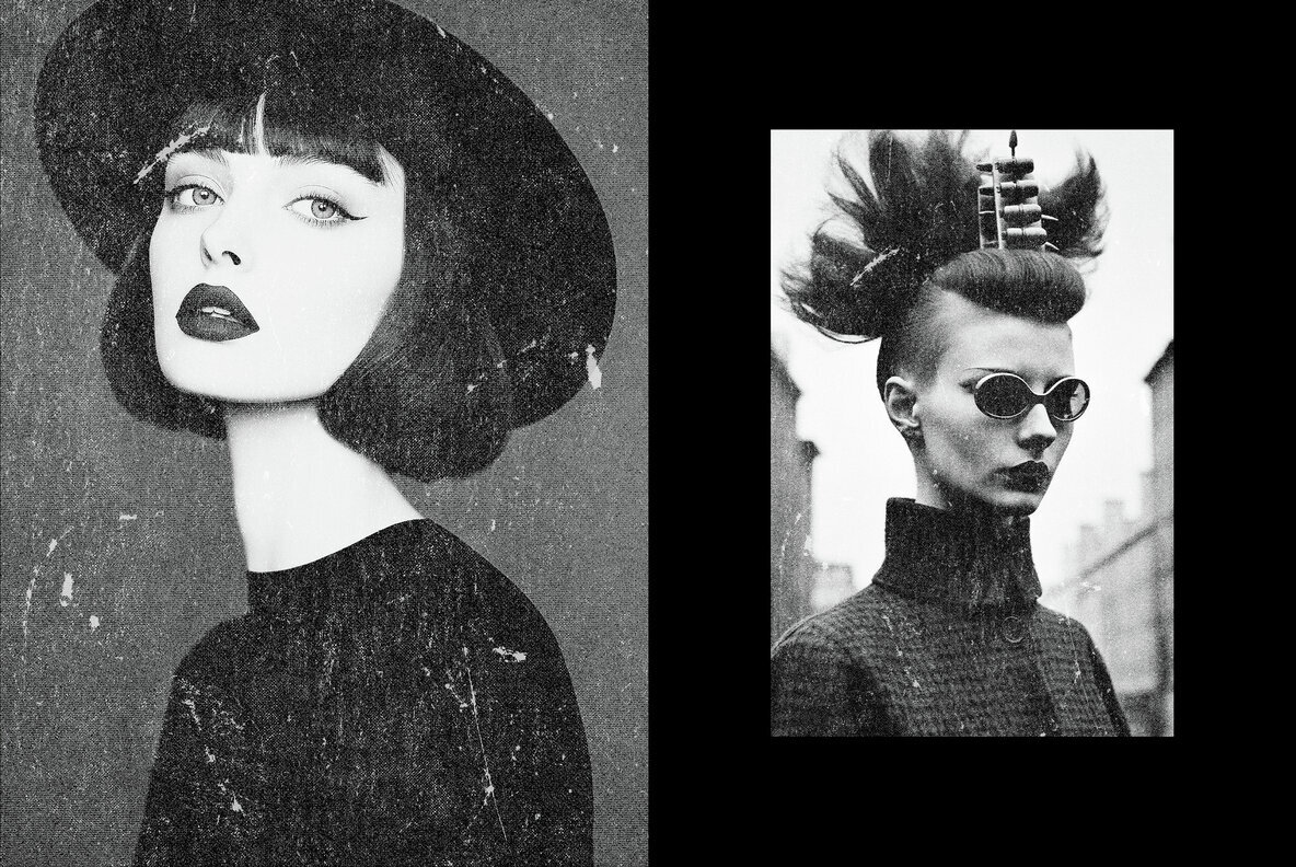 Speckled Bad Print Photo Effect 2