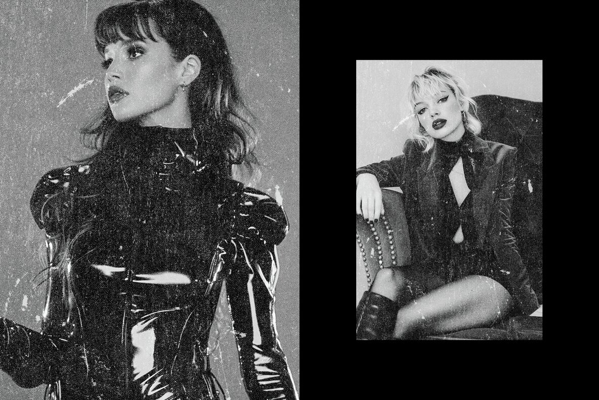 Speckled Bad Print Photo Effect 5