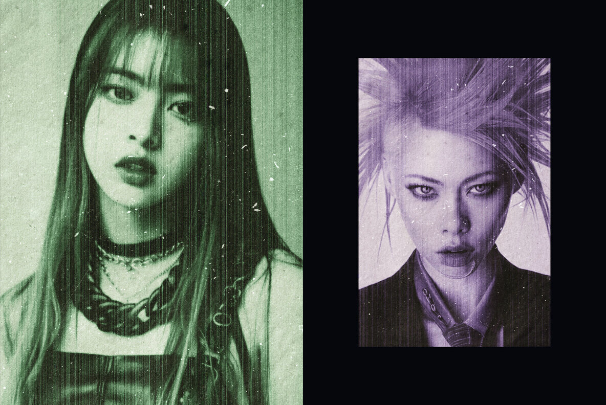 Retro Broken Scanner Photo Effect 3