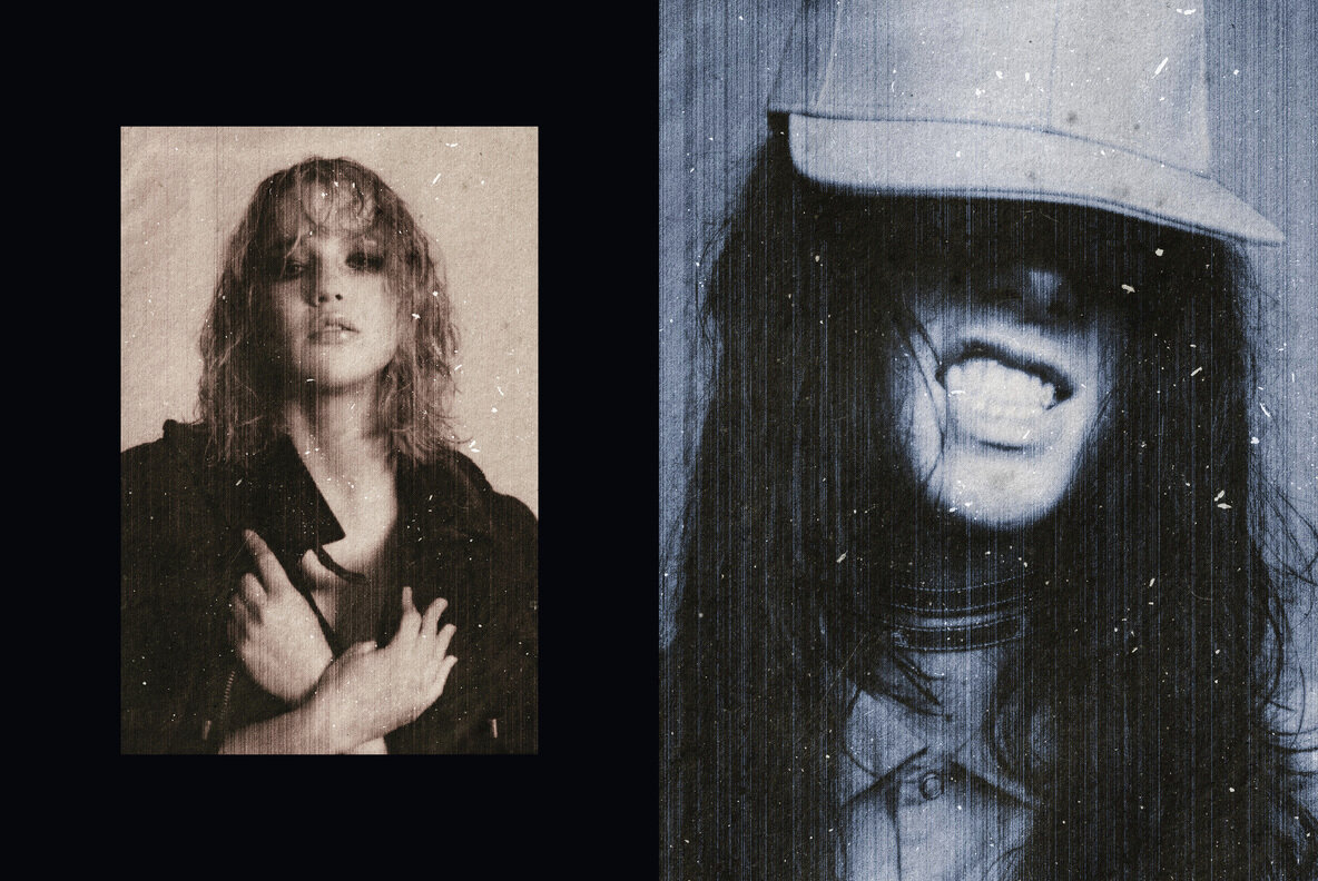 Retro Broken Scanner Photo Effect 5