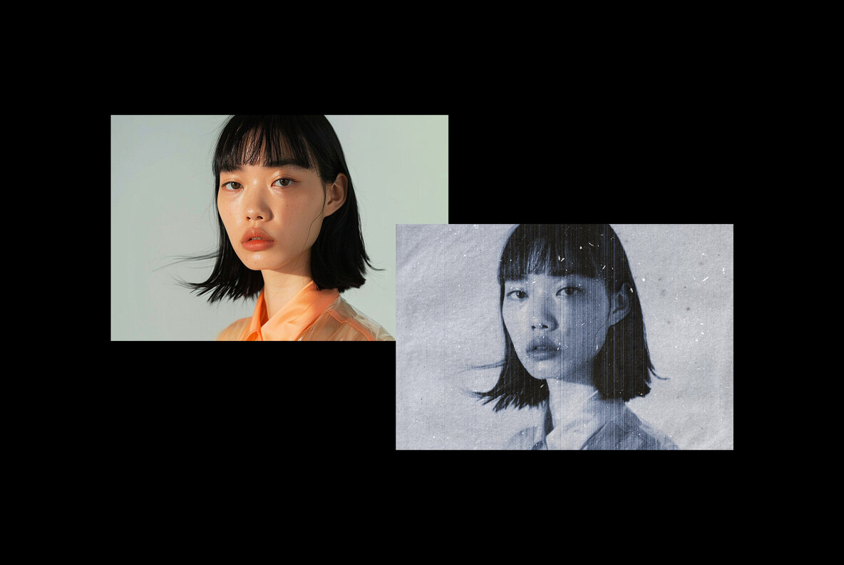 Retro Broken Scanner Photo Effect 7