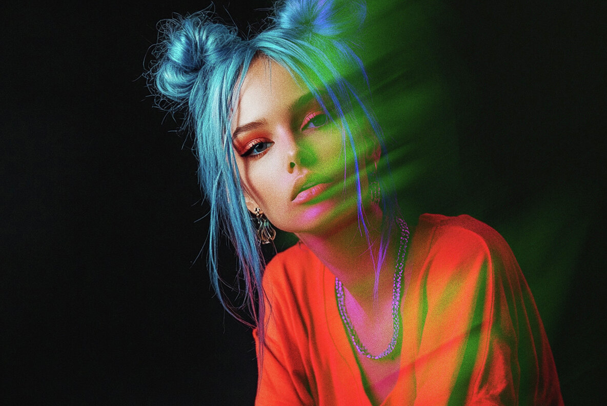 Colorful Motion Blur Photo Effect 5