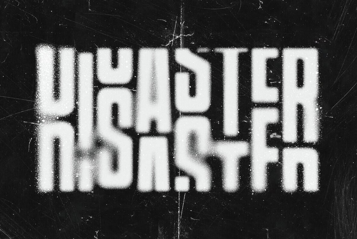 Spray Blurred Text and Logos Effect 4