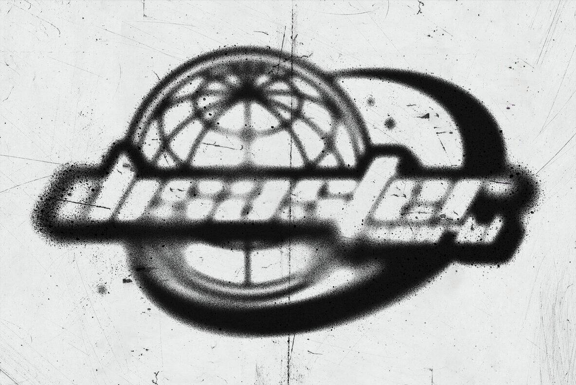 Spray Blurred Text and Logos Effect 5