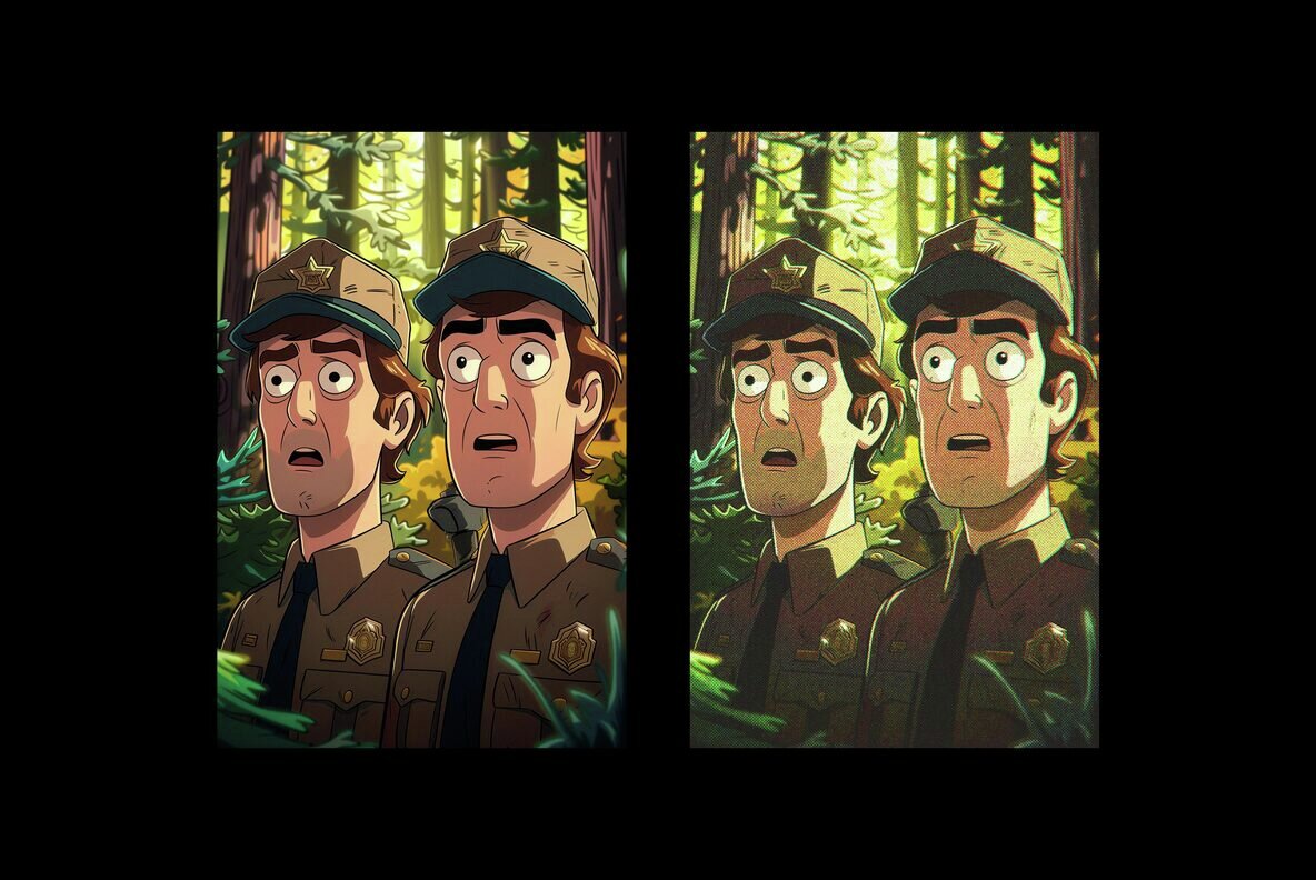 Comic Halftone Stipple Photo Effect 6