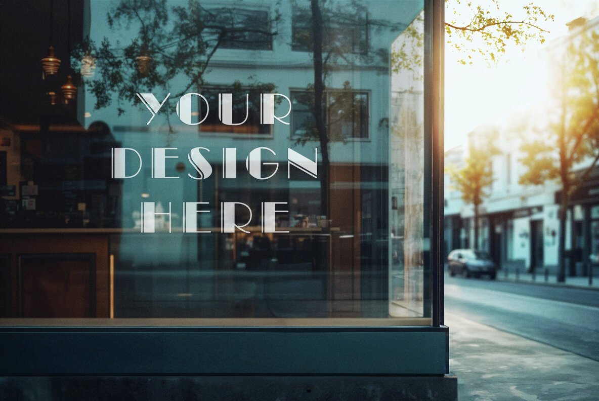 Window Logo Mockup 4