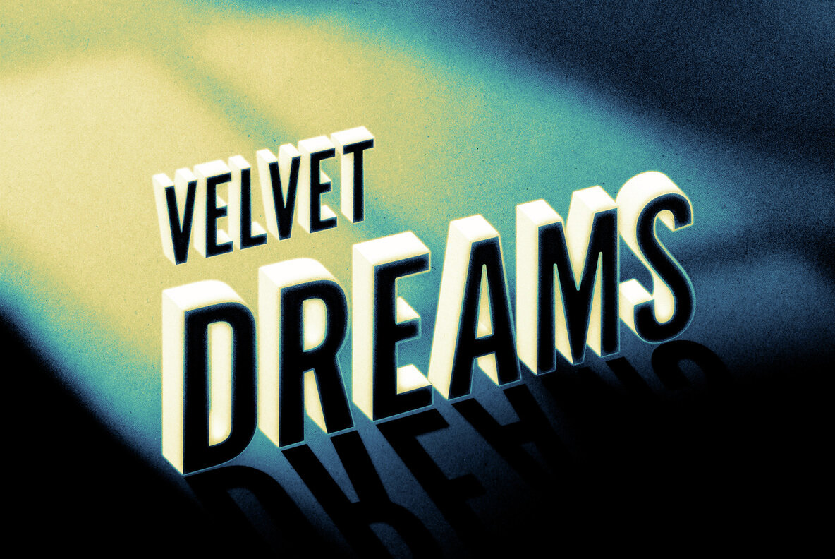 Vintage Noir Movie Title Text Effect 5