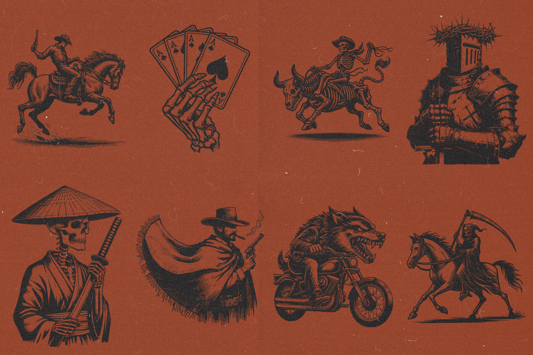 Retro Delight 20 Illustrations Pack 3