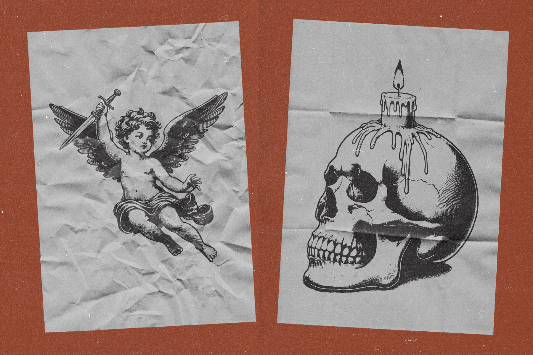 Retro Delight 20 Illustrations Pack 8