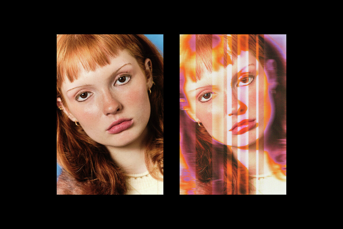 Color Streaks Distortion Photo Effect 4