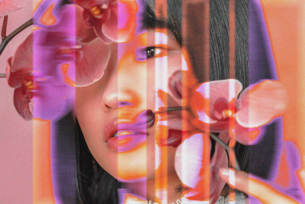 Color Streaks Distortion Photo Effect 5