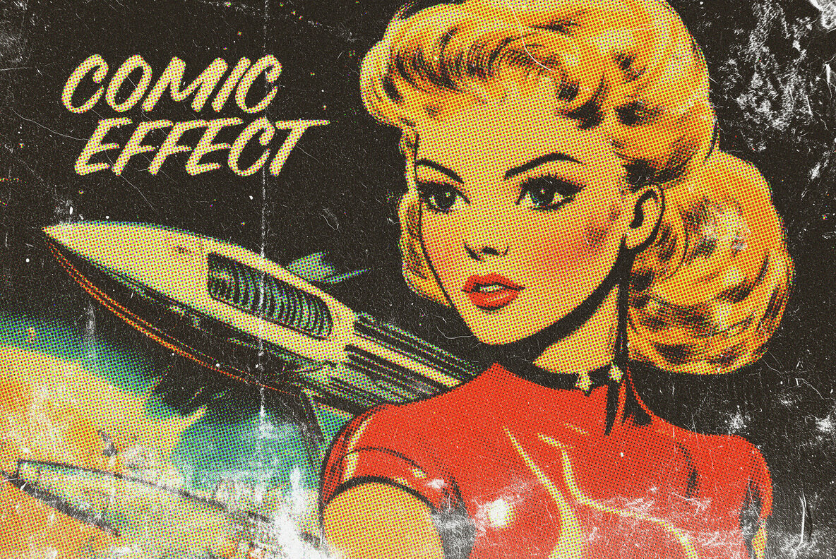 Retro Comic Photo Effect 1