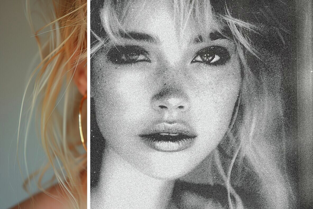 Bad Scan Photo Effect 3