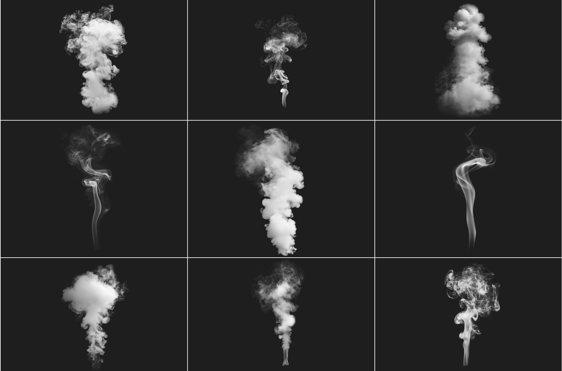 20 Realistic Smoke Overlays And Elements 2