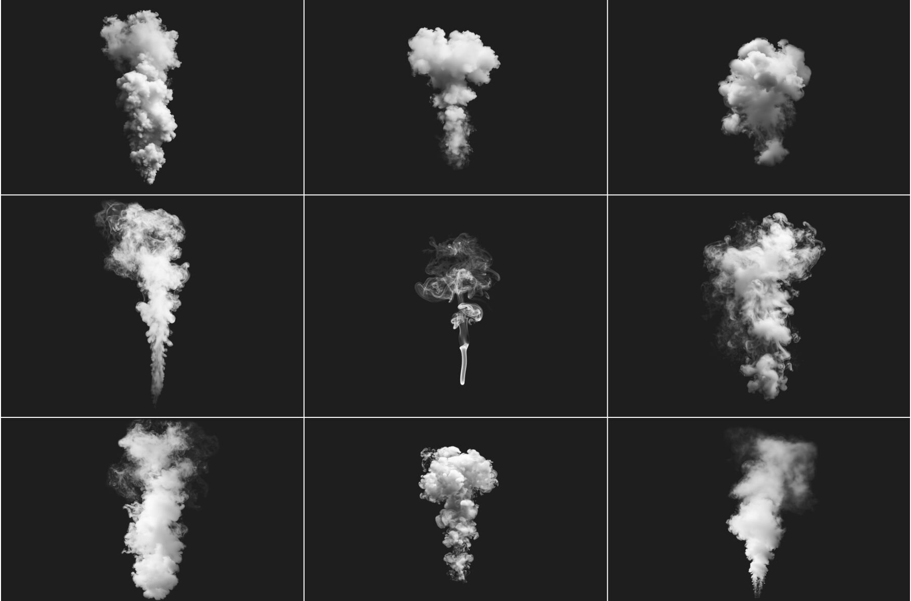 20 Realistic Smoke Overlays And Elements 6