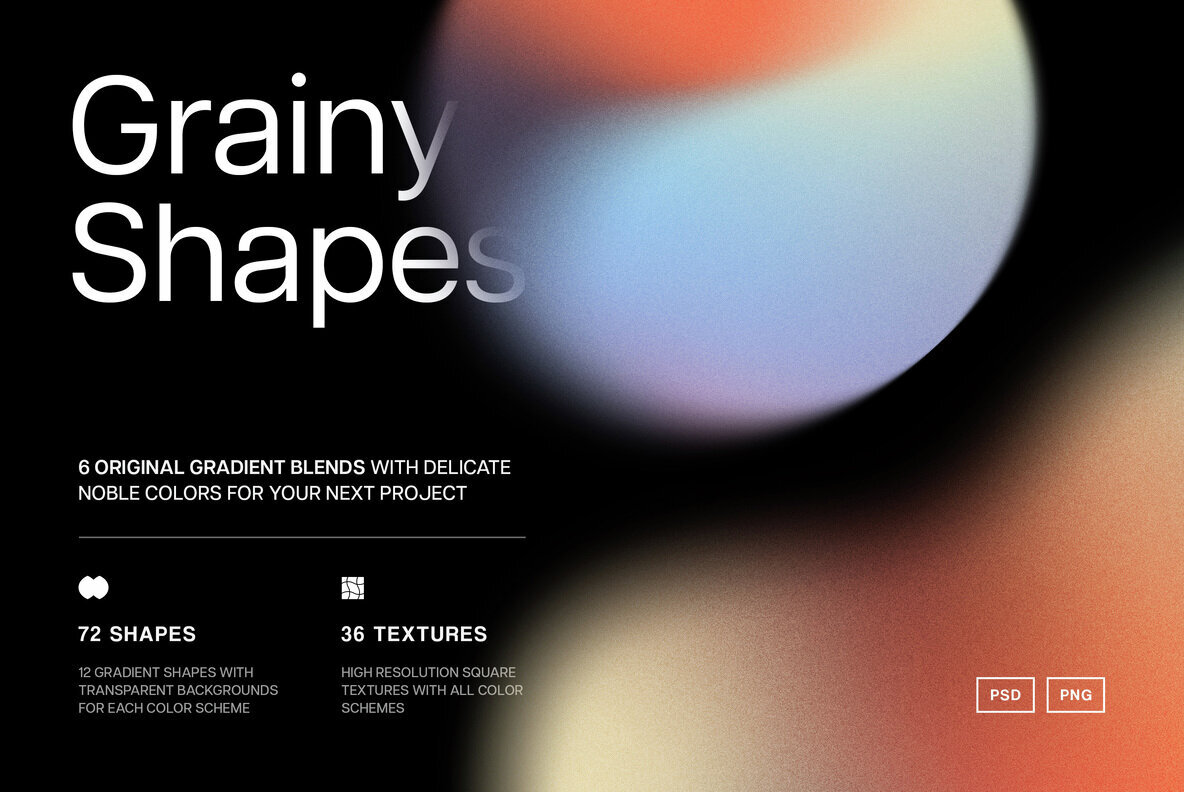 Gradient Shapes Collection 1