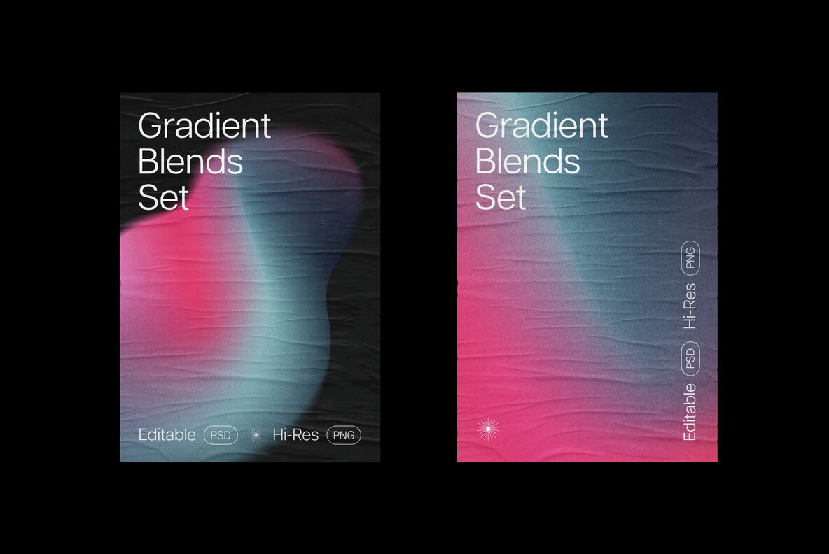 Gradient Shapes Collection 17