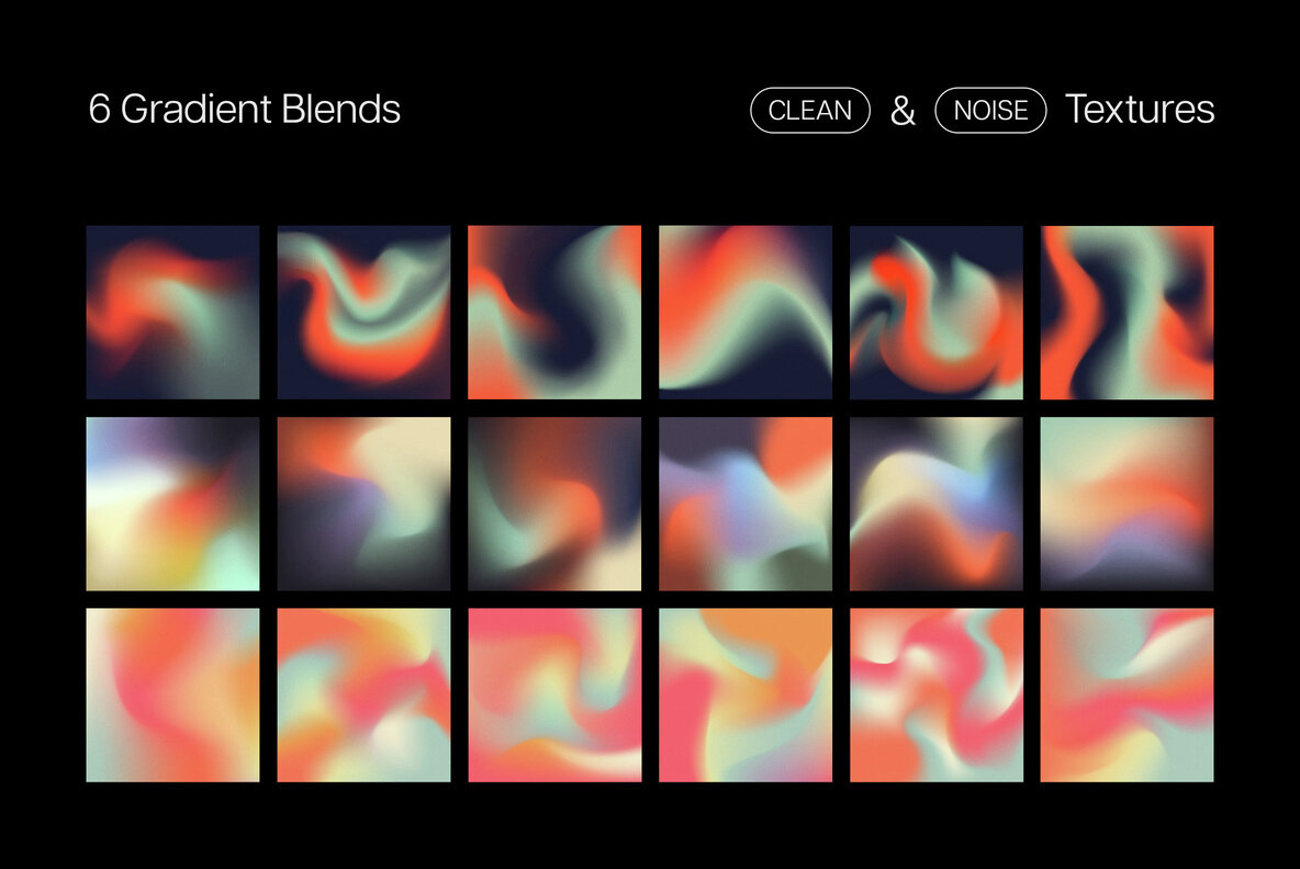 Gradient Shapes Collection 22