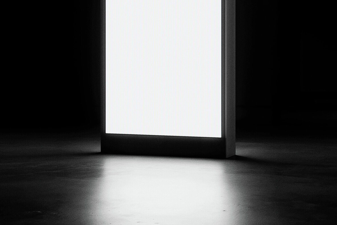 Vertical Digital Screen Mockup 2