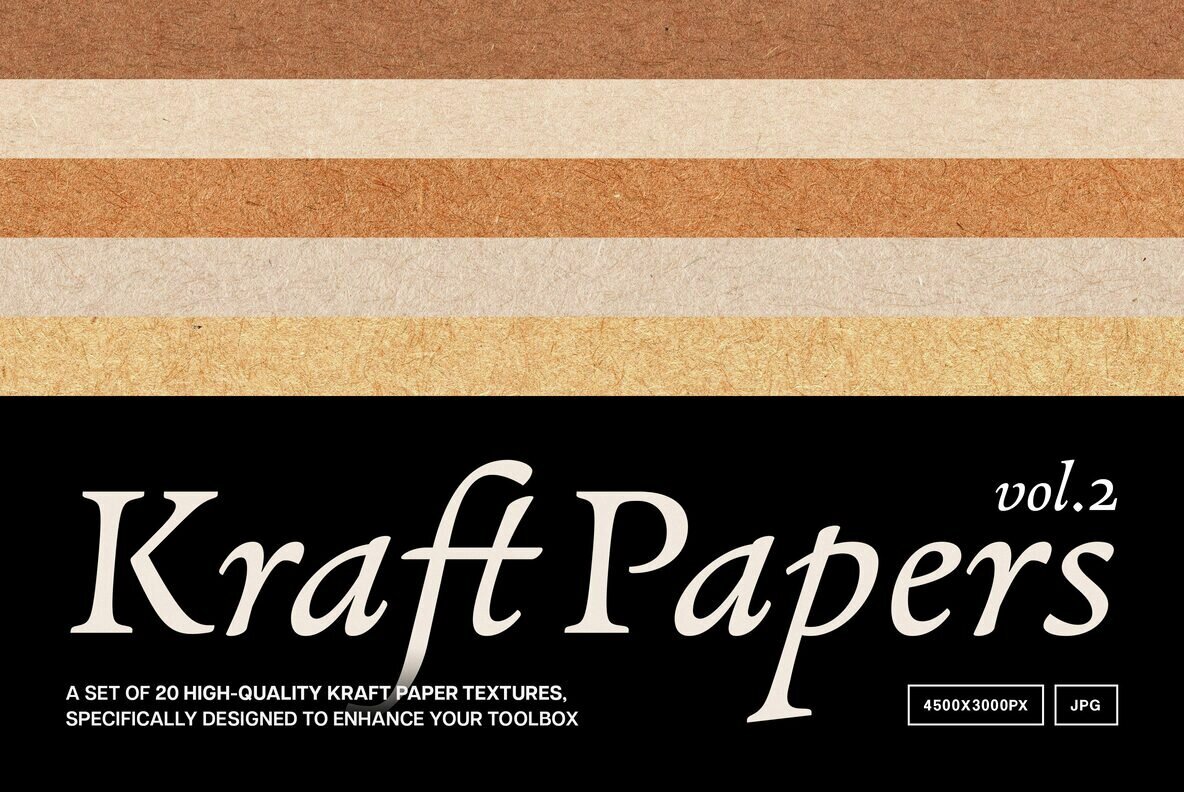 Kraft Paper Textures Vol  2 1