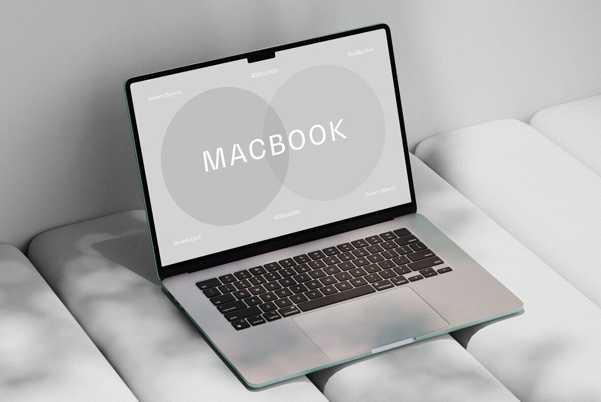 Modern Macbook Air Mockup 1