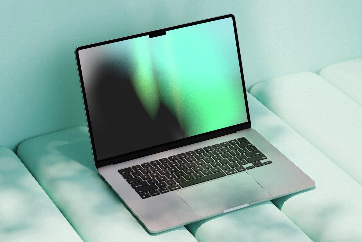 Modern Macbook Air Mockup 2