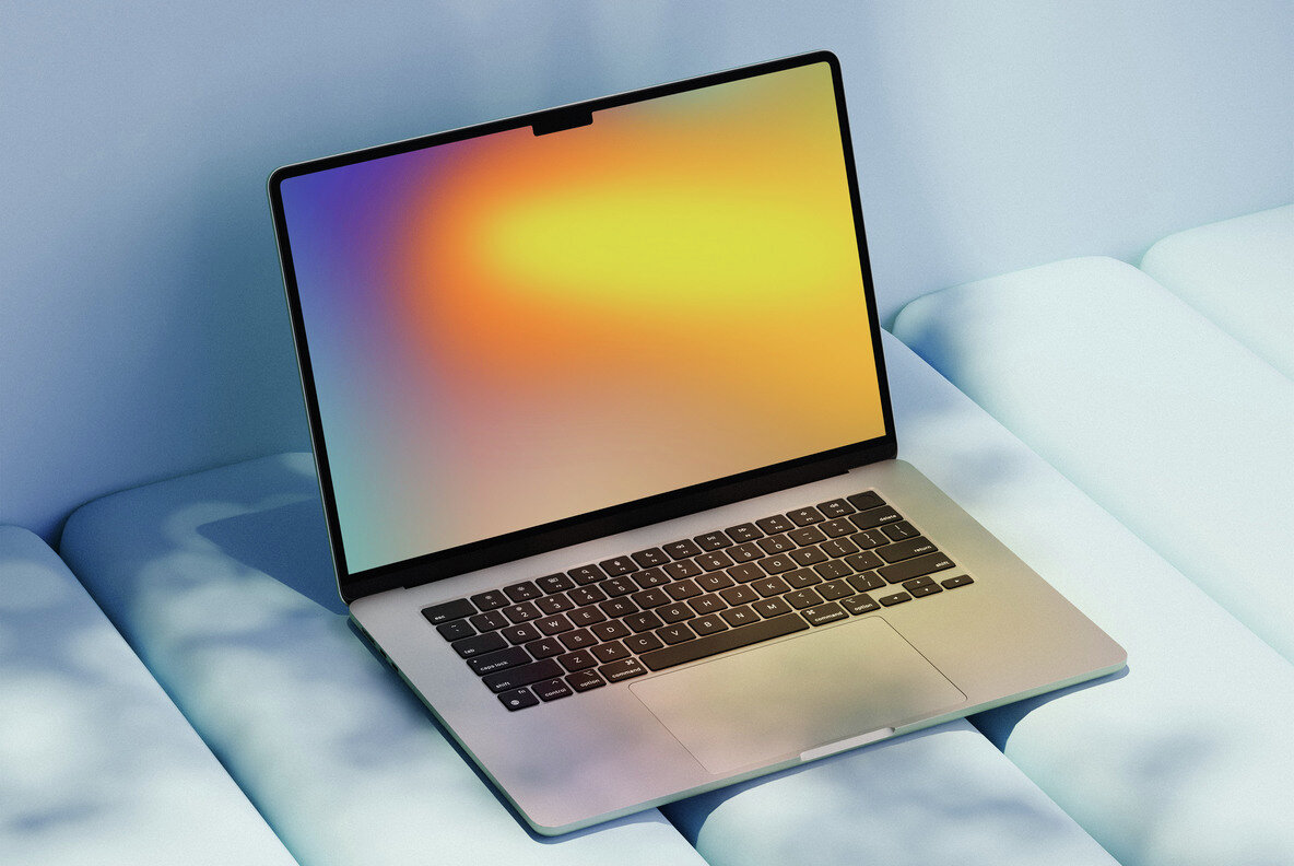 Modern Macbook Air Mockup 4