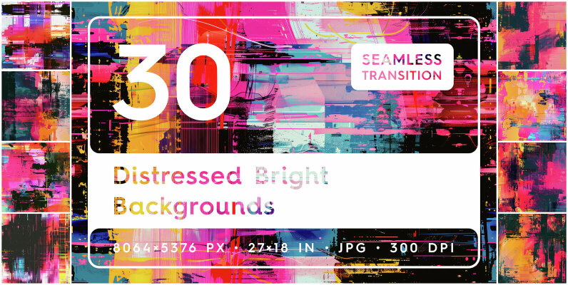 30 Distressed Bright Backgrounds