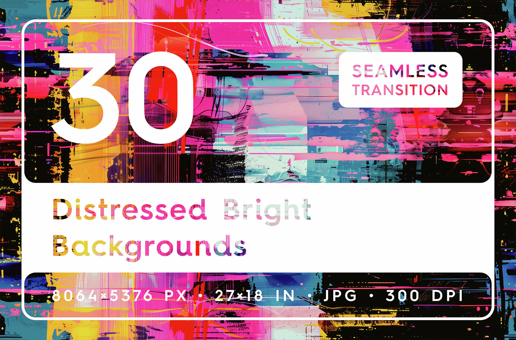 30 Distressed Bright Backgrounds 1