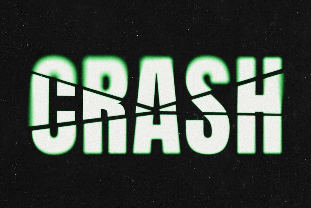 Broken Blur Text Effect 2