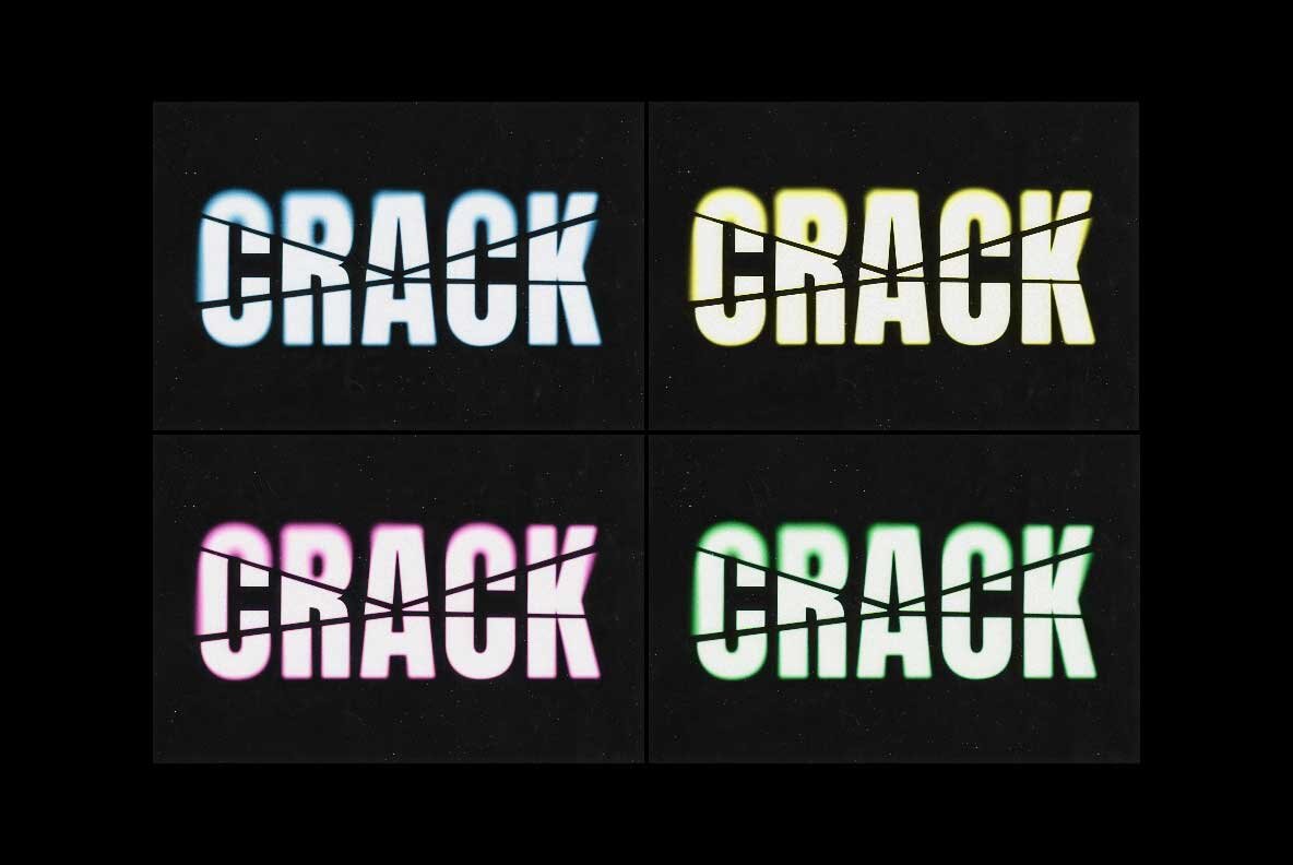 Broken Blur Text Effect 6