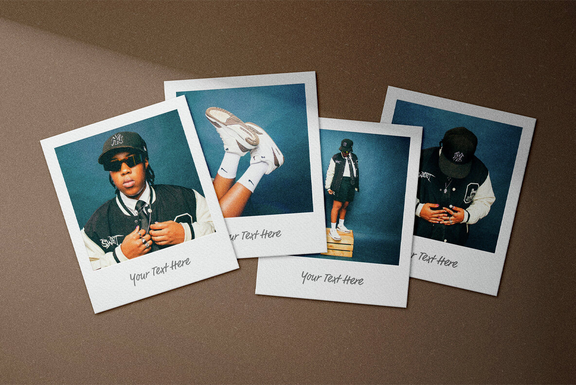 Polaroid Mockup Scenes 7
