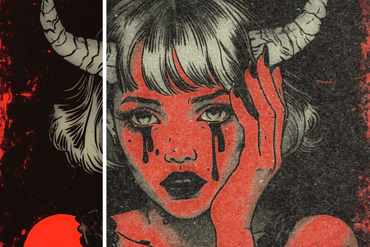 Old Printer Photo Effect 3