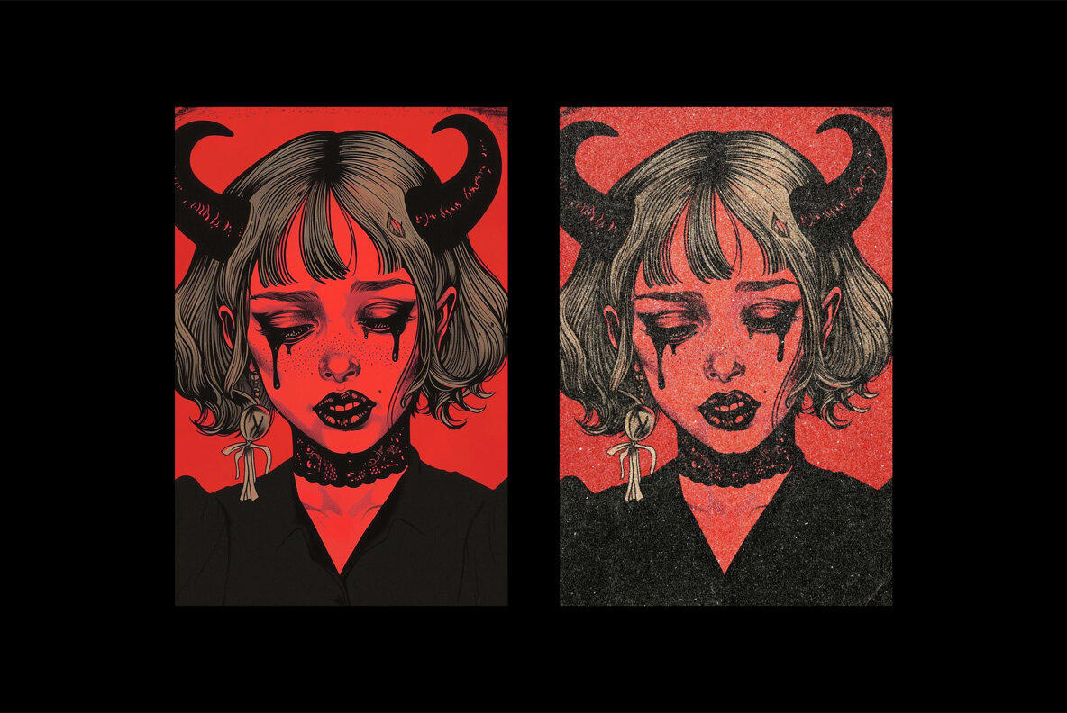 Old Printer Photo Effect 6