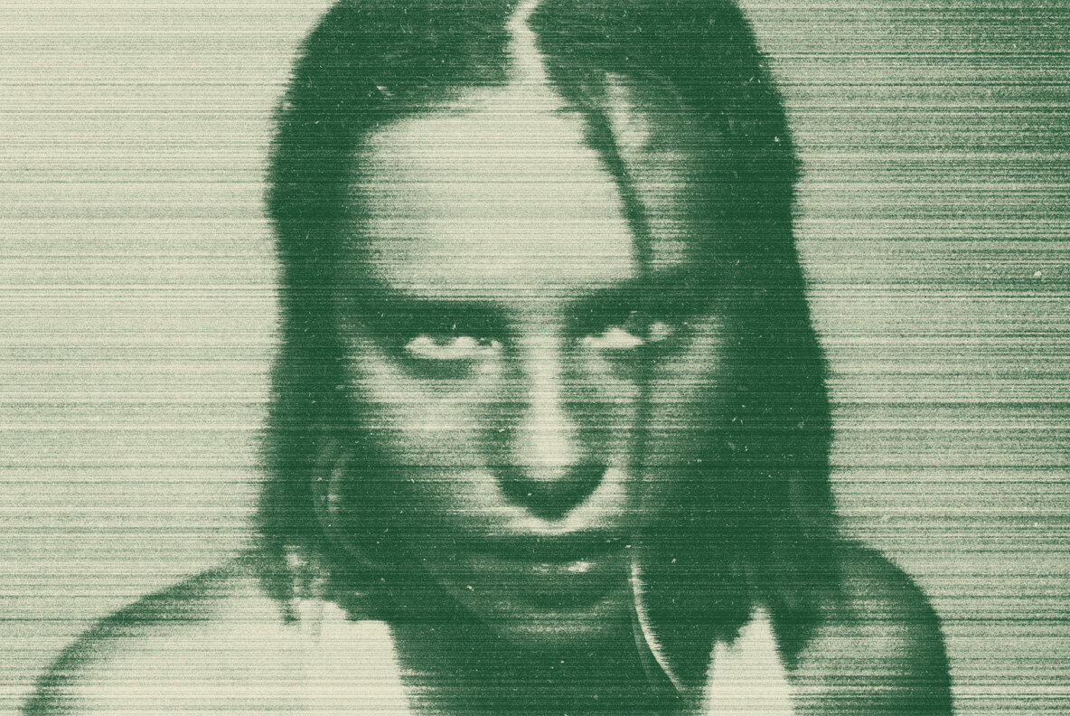 Distorted Colorful Scan Photo Effect 2